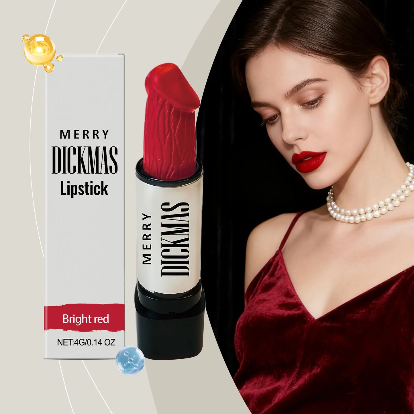 Secret Party Christmas Lipstick Long Lasting Matte Shimmer Silky Smooth Lipstick High Rendering Women Makeup Cosmetic