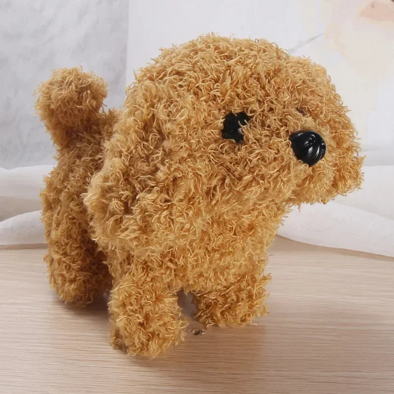 Plush Puppy Electronic Toy Dog Adorable Kids' Smart Interactive Walks Barks Jumps Wags Tail Baby Birthday Gift