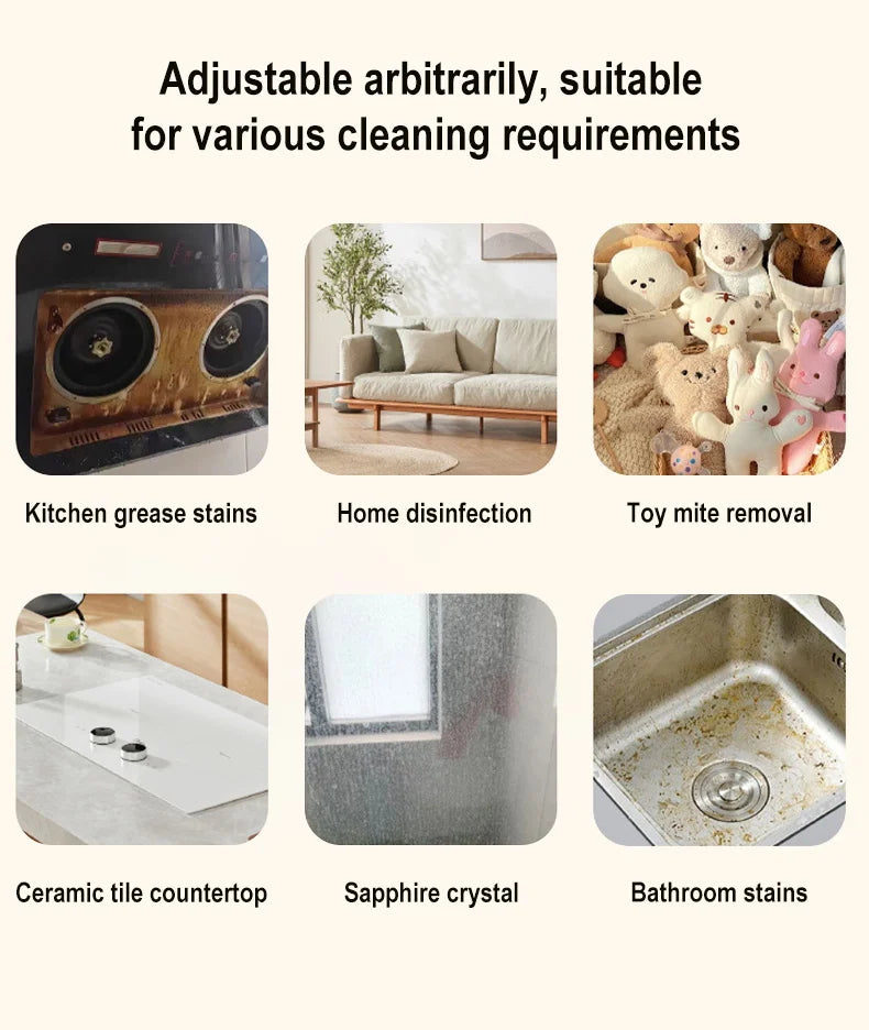 Handheld Steam Cleaner Automotive Sterilization Disinfection High Temperature Wiper Washer for Floor Kitchen Cars Steam mop