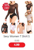 Summer Sheer Short Sleeve T Shirt Tops Women Slim Mesh Fish Net See-Through Crop Tops Tees Casual T Shirt Streetwear Clubwear