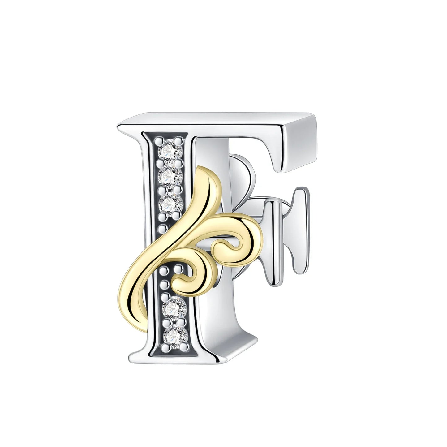 925 Sterling Silver Full series of A-Z letters pendant Charms For Original  Bracelet Charm Necklace Diy Female Jewelry