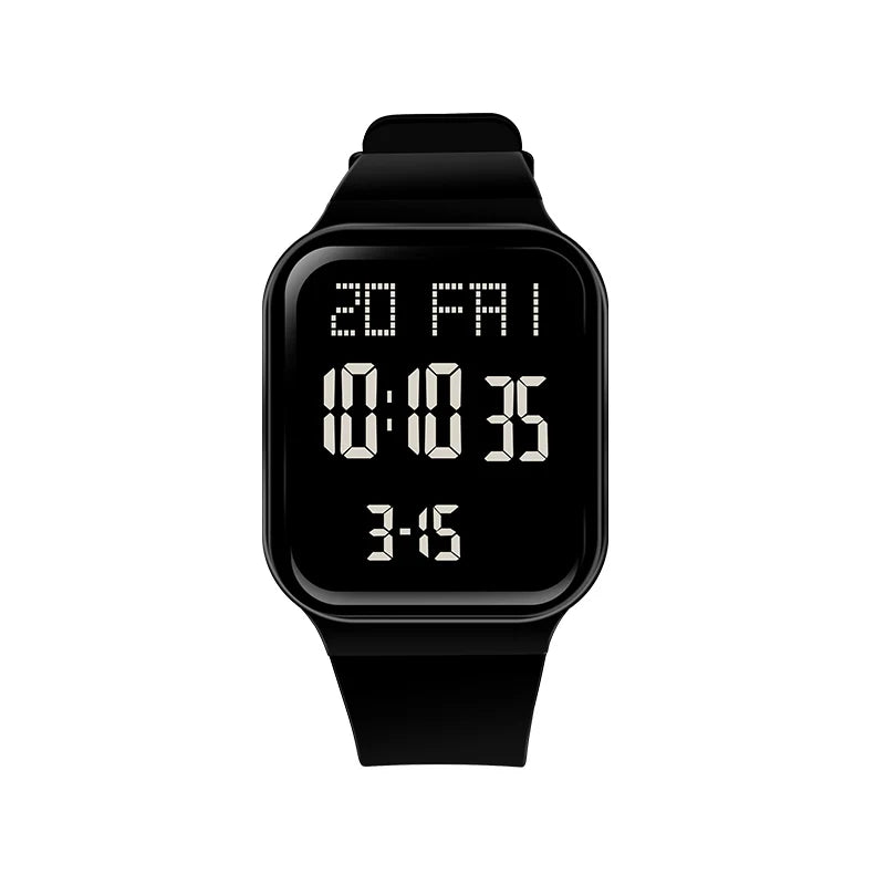 Watch For Men Sports High School Students Trendy Couple Watch Waterproof Alarm Clock Multi Functional Women's Electronic Watches
