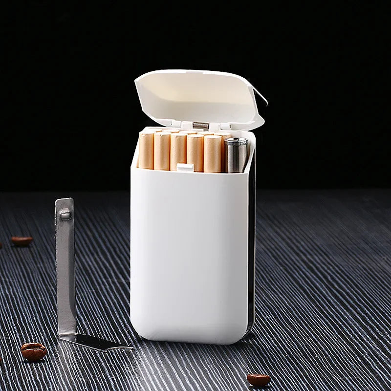 Small Cigarette Case Lighter Integrated USB Rechargeable Windproof Lighter Creative Split Cigarette Lighter Men's Gadget