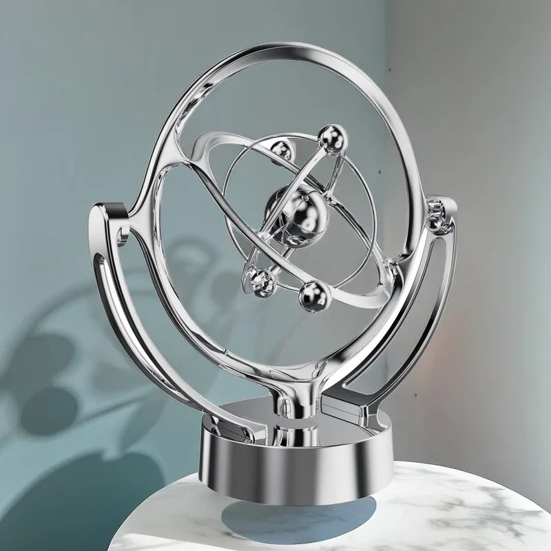 Desktop Model of Earth's Perpetual Motion Instrument Rotating Magnetic Shaker Celestial Instrument Orbital Pendulum Desk Gadgets