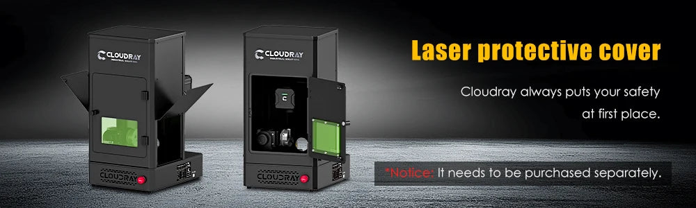 Cloudray 30W 50W Portable Fiber Laser Marking Machine Easymarker-FM1 110*110mm DIY Marking Gift Metal Jewelry Gold Engraving