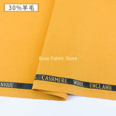 1 Meter 30% Woolen Twill Suit Fabrics Worsted Spring Summer High End Fabric Sewing Blazer Suit Handcrafts Anti Wrinkle Serge