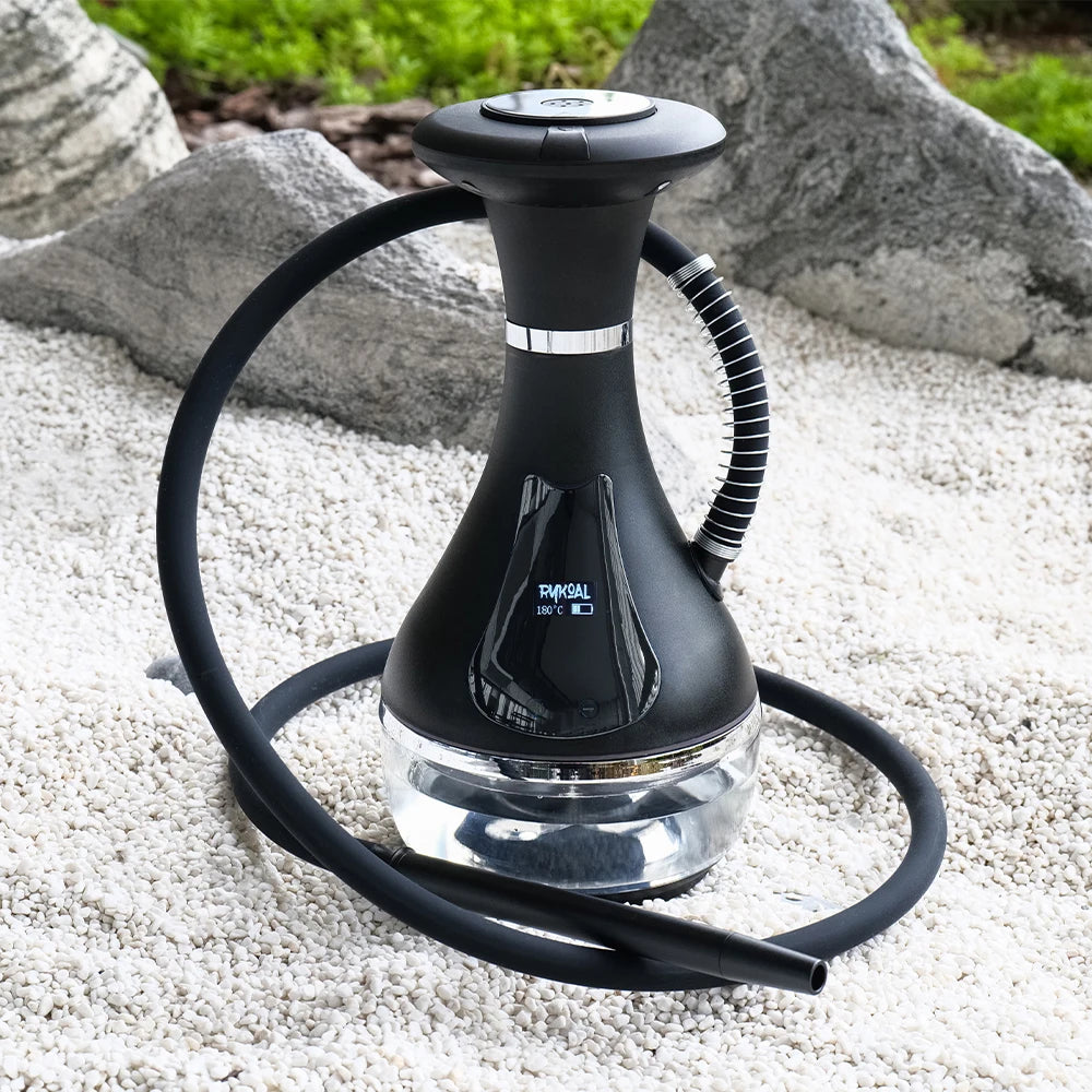 2025 Luxury Electric Portable Stainless Acrylic Hookah Electric Shisha Hookah Set High Quality Shisha with LED Display