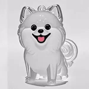 Transparent Pet Hair Keepsake Container Creative Handmade Cat Hair Pendant for Pet Hair Portable Keychain DIY Pendant Accessory