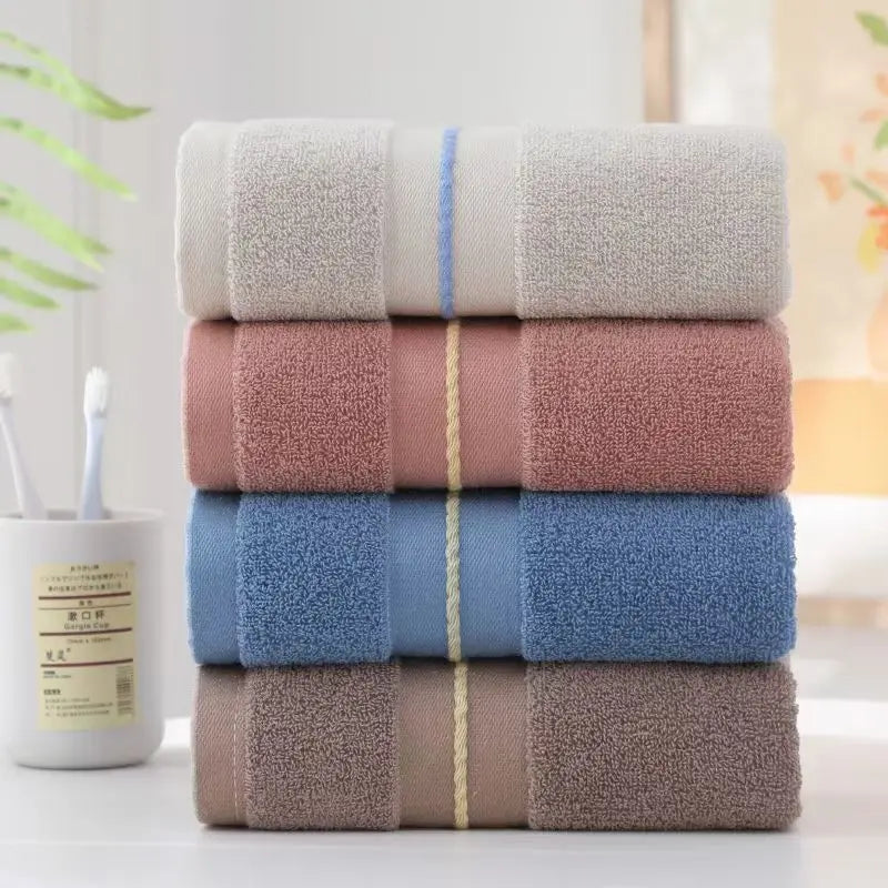 40*90cm Lengthened Bath Towel Cotton Adult Plus Size Thickened large body bath towels Absorbent Soft Big Towel Bathroom supplies