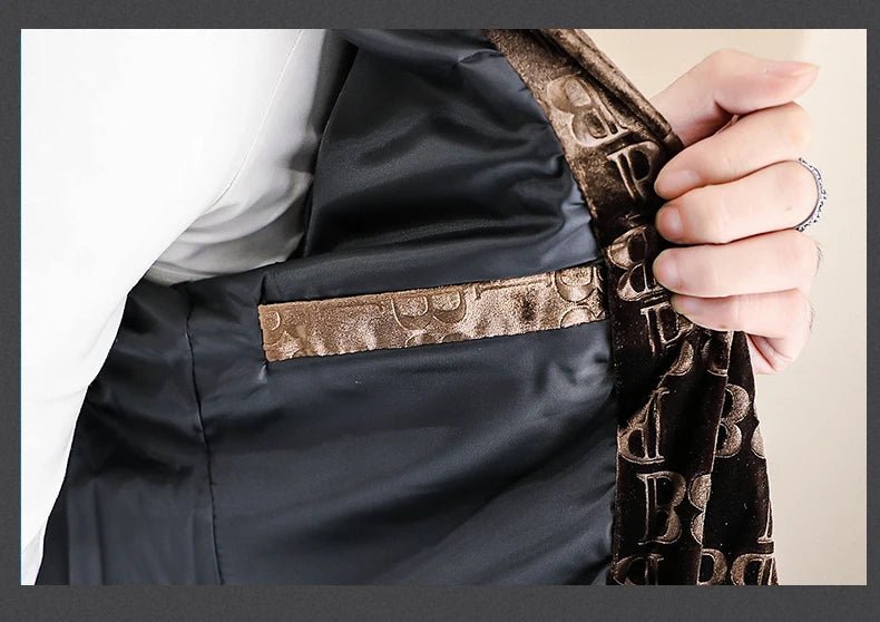 Spring New Men's Blazer Fashion Casual Boutique Business Bronzing Design Letter printing Suit  Male Slim Fit Blazers Jacket Coat