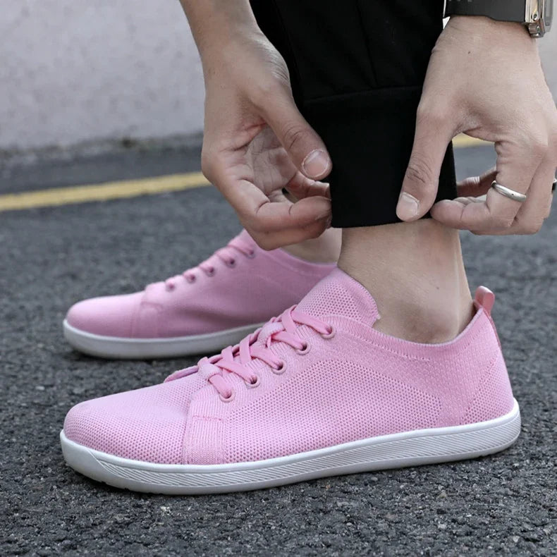 Wide Barefoot Flats Shoes For Women Outdoor Women's Sneakers Minimalist Shoes Wide Toe Soft Soles Walking Shoes Men Sneakers