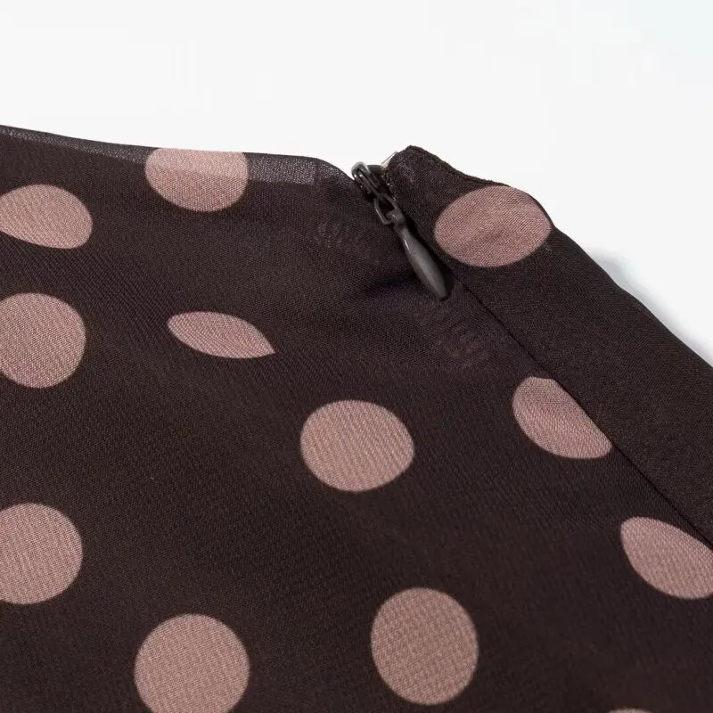 Summer Women Elegant Halter Top Bow Decor Polka Dot Backless Sleeveless Chiffon Shirt Casual Vacation Outfit