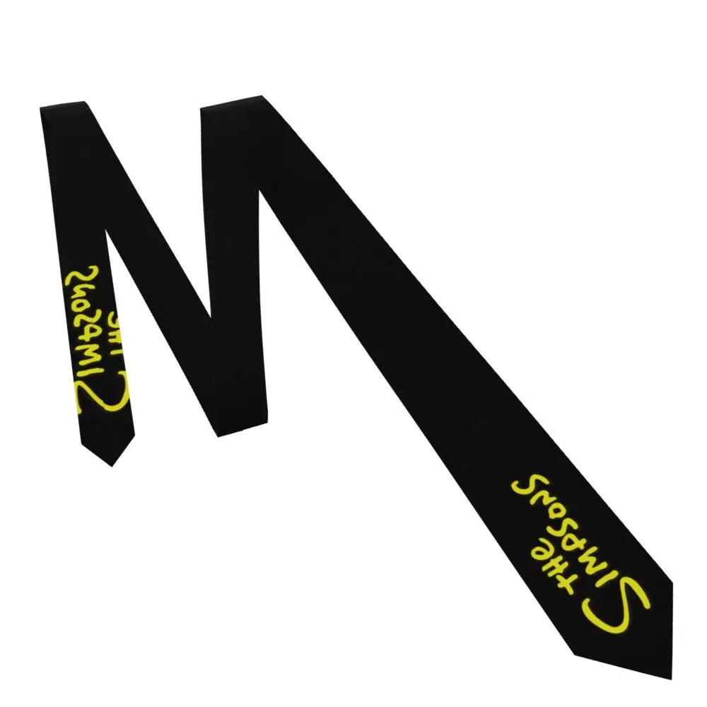 Personalized The S-Simpsones Homer Neck Ties Men Formal Silk Wedding Neckties
