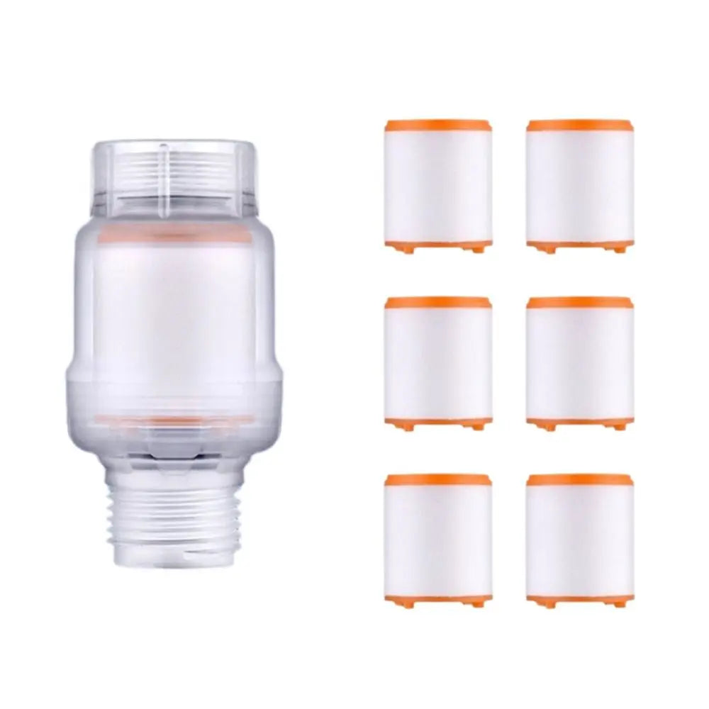 Purifier Output Kitchen Faucet Filter With 6 Filter Element Universal Water Heater Purification Fittings Shower Filter Household