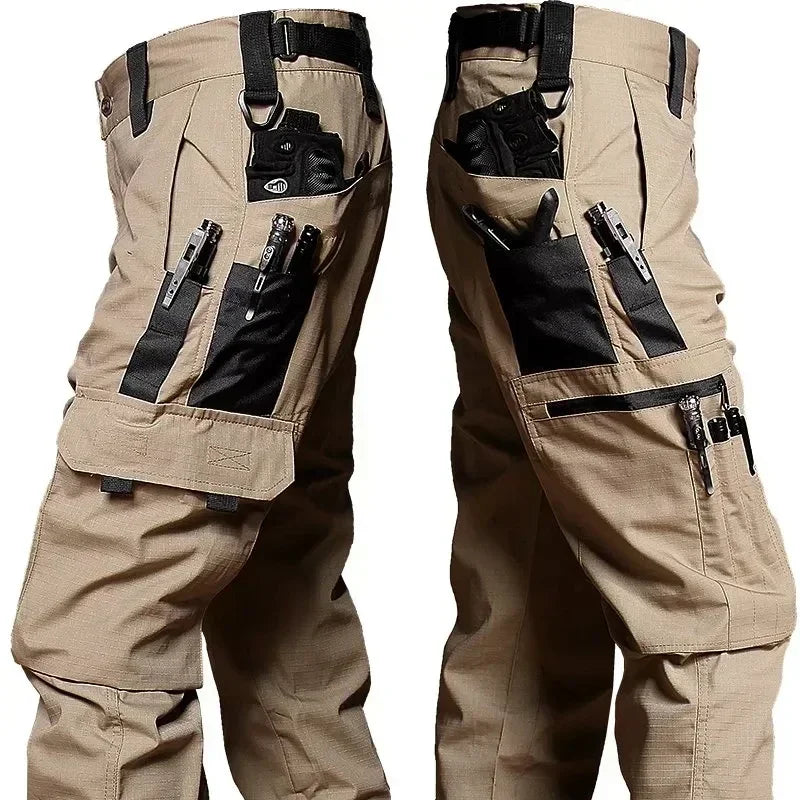 New Tactical Pants Quick Dry Multi-Pocket Cargo Pants Mens Casual Trousers Wear-Resistant Work Trainning Hiking Pant Loose