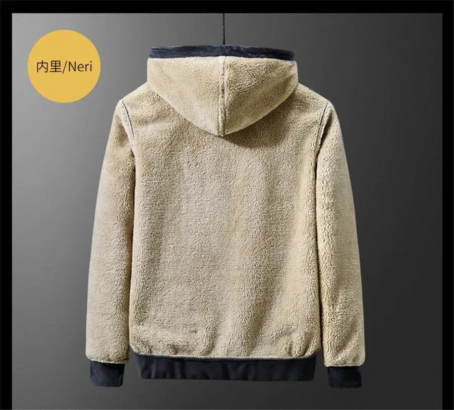 Winter Lambwool Tracksuit Piece Sets Warm Thicken Fleece Joggers Pants Outfits Casual Womens Plush Hooded Sweatshirts Conjuntos