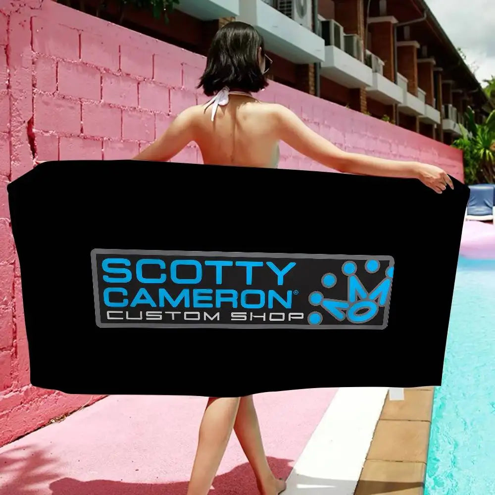 S-Scotty C-Camerons Bath Towel Microfiber Soft Water Absorbing Breathable For Girl Kids Decorative Cartoon Beach Towel