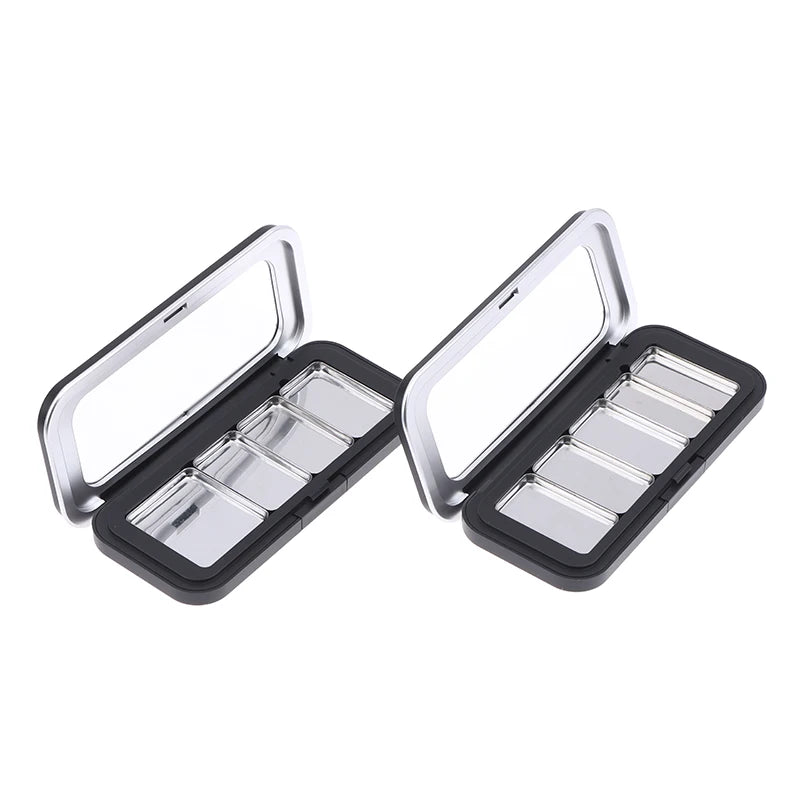 Refillable Magnetic Eyeshadow Palette Empty Black Clear Makeup Storage Case DIY Cosmetic Container for Lipstick Foundation Blush