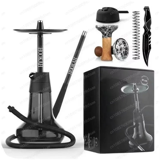 Russian Portable Arab Shisha, Large Smoke Hookah with Gift Box