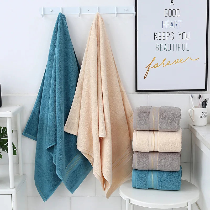 70x140cm Turkish Cotton Bath Towel Adult Soft Absorbent Towels Bathroom Sets Large Beach Towel Luxury Hotel Spa Towels For Home