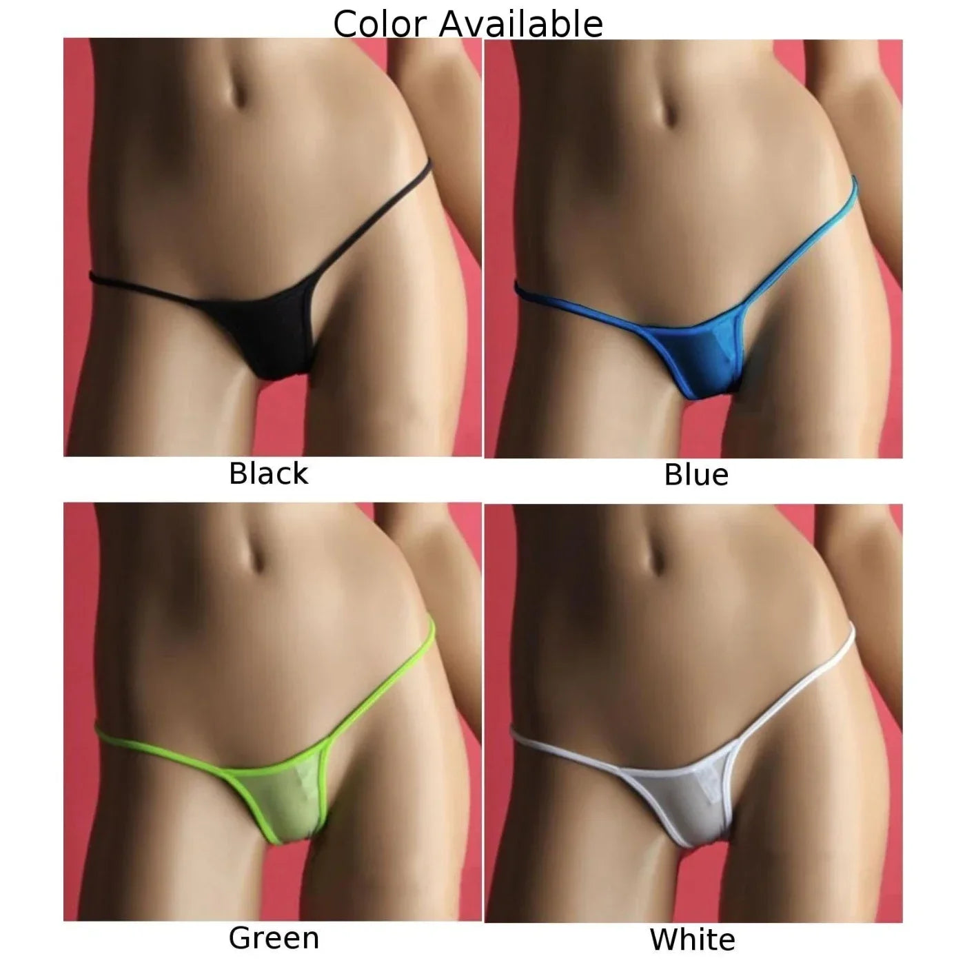 Women Sexy Thong G-String Ladies Low Waist Underwear Panties Sexy Lingerie Briefs Exotic Panties Comfortable