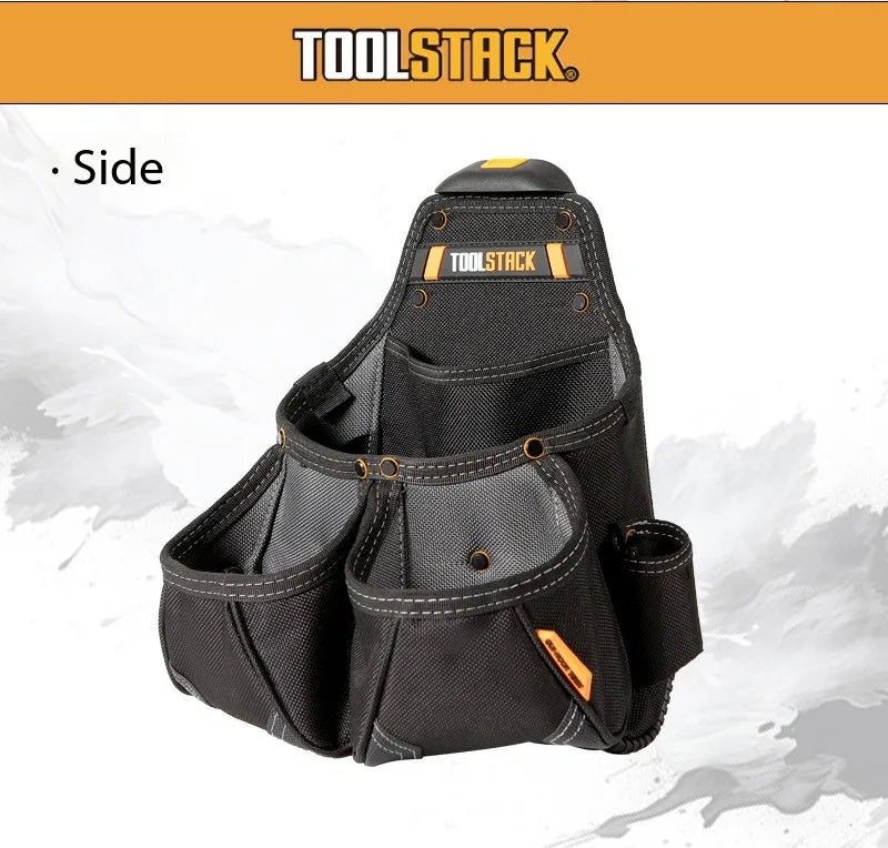 TOOLSTACK TSK-02 Framer Pouch Double -Pocket Multifunctional Tool Waist Bag Durable Bags Carpenters Pouch Tools Package Bag Work
