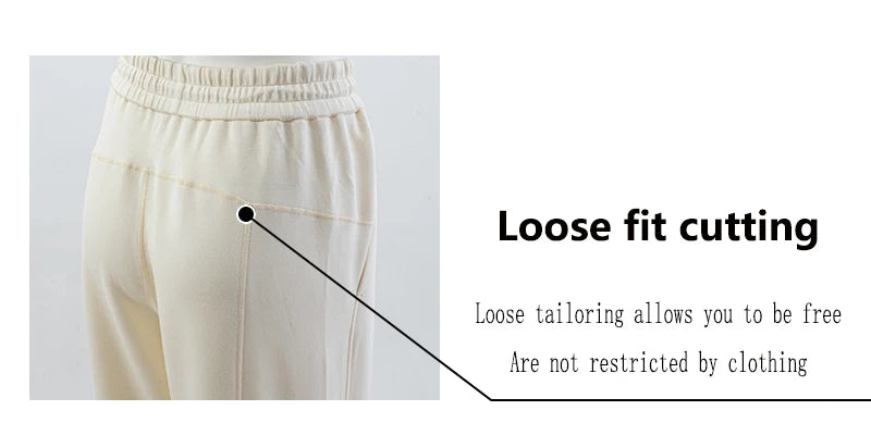 Butt Lift Wide Jogging Pilates Straight Yoga Pant Push Up Sports Trousers Fitness Training Wear High Waist Baggy Pants for Women