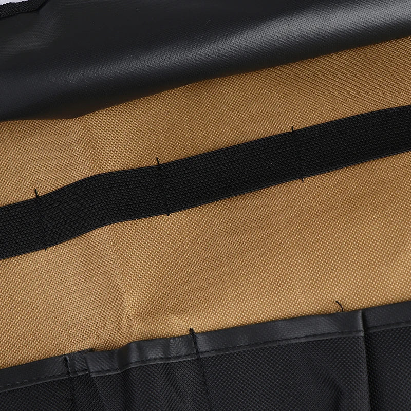 Pouch Bag for Tools; Made from Oxford Cloth; Convenient Roll-Up Design; Fits Wrench, Spanner, Hammer and More