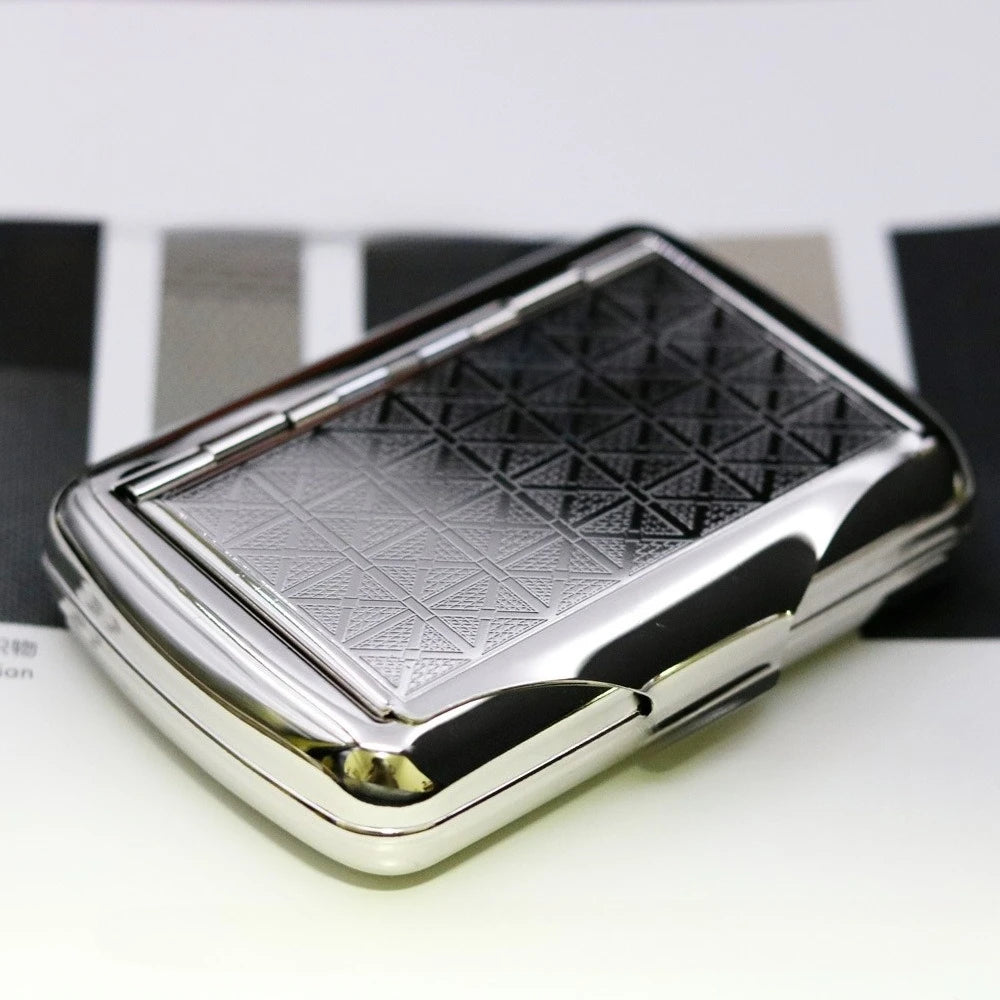 Machine Portable Metal Multifunctional Mini Portable Pipe Holder Box Cigarette Maker Smoking Accessories Gadgets
