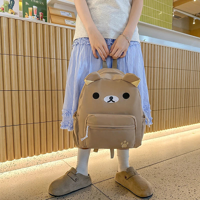 Students Schoolbag Tutoring Bag Large Capacity Knapsack Waterproof Outdoor Travel Backpack Tote Gift
