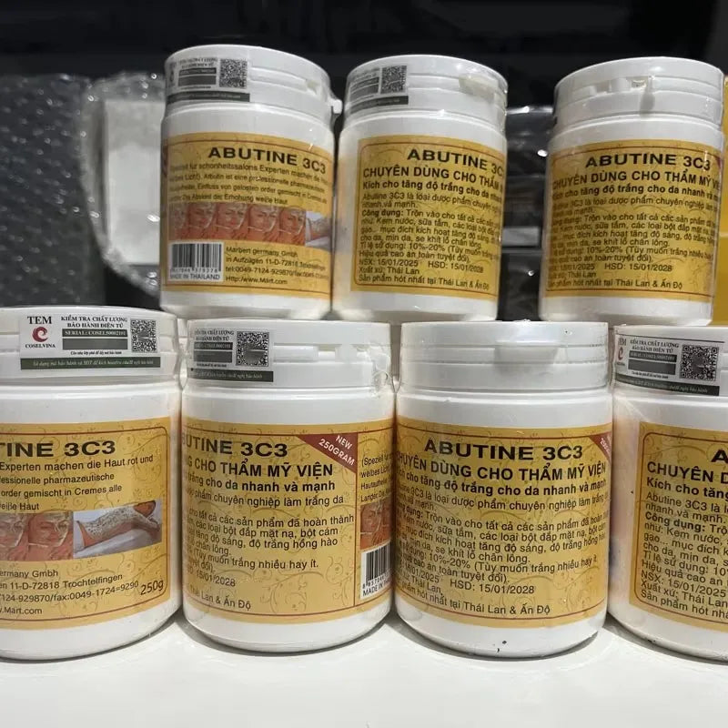 Kem Body Abutine 3c3 Skin Brightening Cream Kích Trắng Arbutin Hủ Hàng Thái Body Lotion