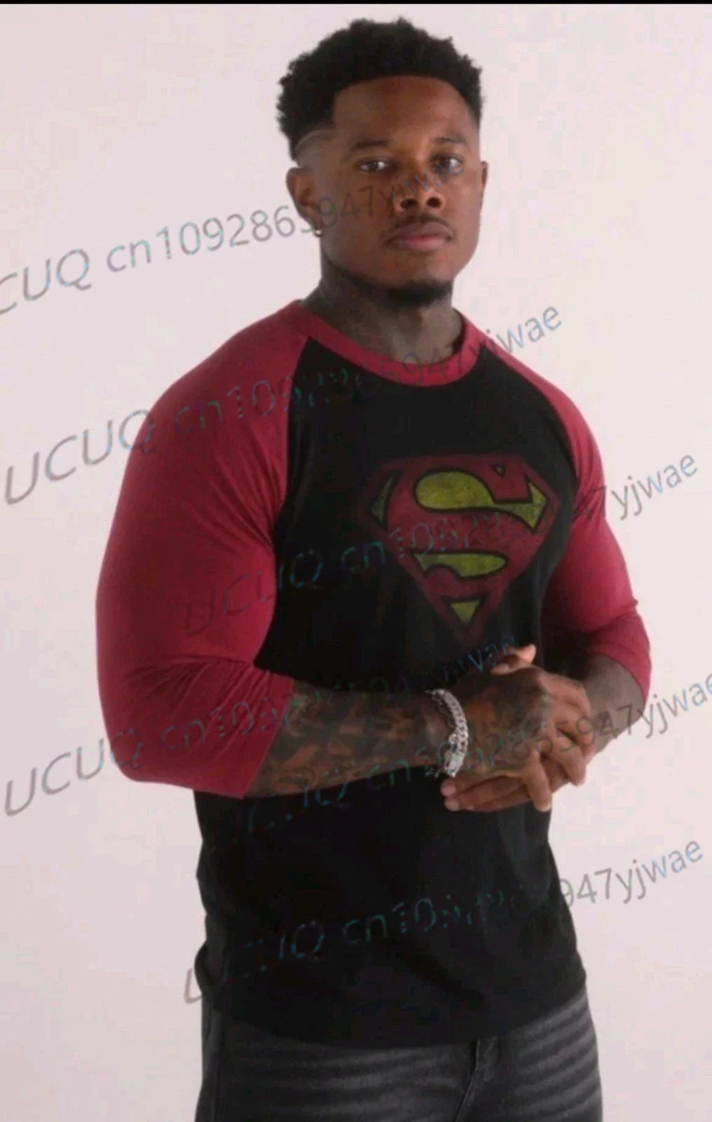SUPERMAN Limited Edition Men's Fitness Jersey Gym Running Sport Bodybuilding Clothing Male Casual Long Sleeve AbsorbSweat Tshirt