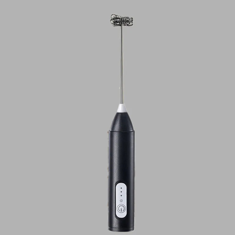 Wireless Milk Frother Type C Handheld Electric Blender Stainless Steel Mini Coffee Maker  Coffee Whisk Cappuccino Cream Maker