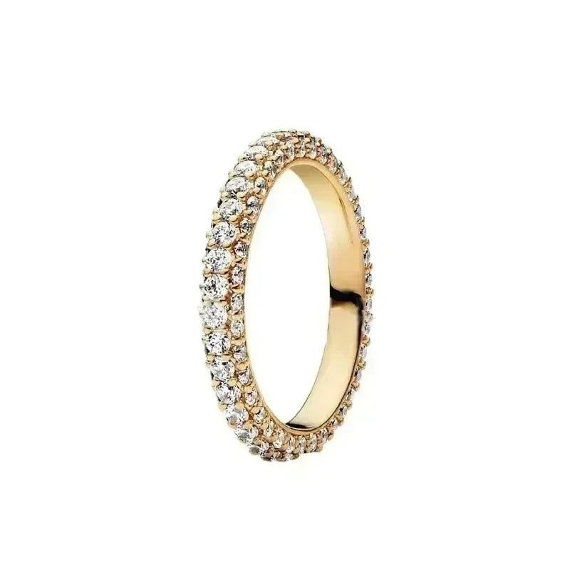 925 Sterling Silver Latest Multiple Colors Sparkling Heart-shaped Ring - Luxurious Exquisite Charm Jewelry Surprise Memorial Gif