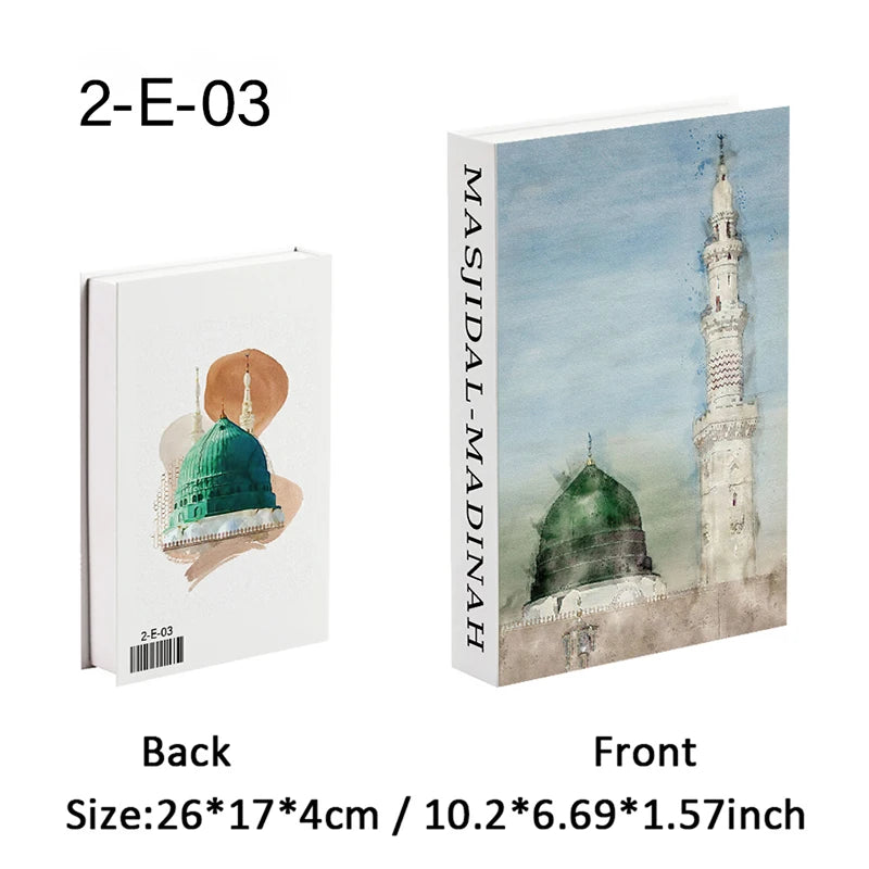 Islamic Church Writing Culture Fake Books Decorative Coffee Table Decoration Storage Box Bookshelf Bedroom Aesthetic Home Decor