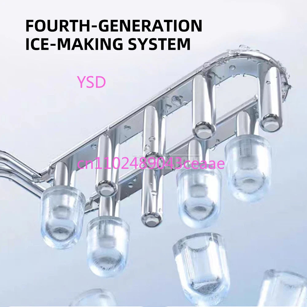 Multi Functional Ice Maker Cold And Hot Water Dispenser Office Three in One Ice Cube Machine Water Machine