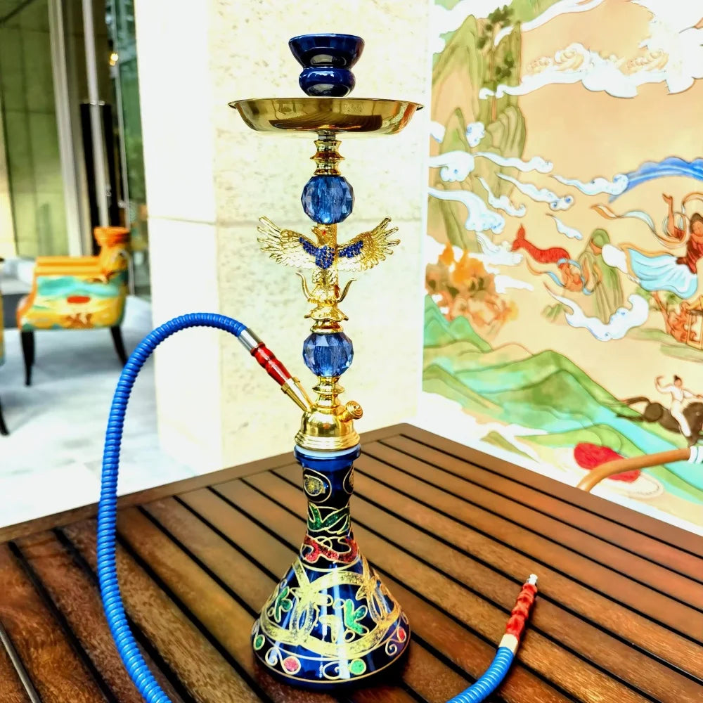 New Hookah Shisha Smoking Pipe Eagle Mid-Shaft Ceramic Tobacco Bowl Water Pipes Smoking Grass Shisha Кальян Accessories