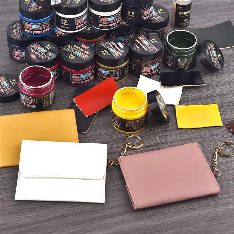 Vegetable Tanned Leather Pigment 50g/Bottle Coloring DIY Leather Crafts Dye Graffiti Used For Vegetable Tanning Material