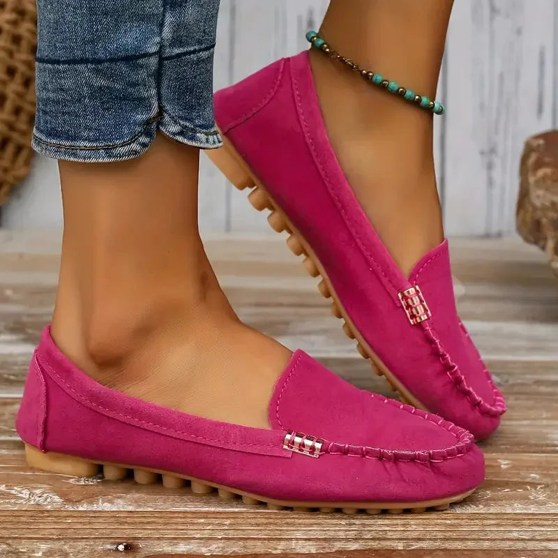 Women Flats Spring Autumn Wear-resisting Loafers Casual Fashion Single Shoes Non-slip Soft Flat Sneakers Women Zapatos De Mujer