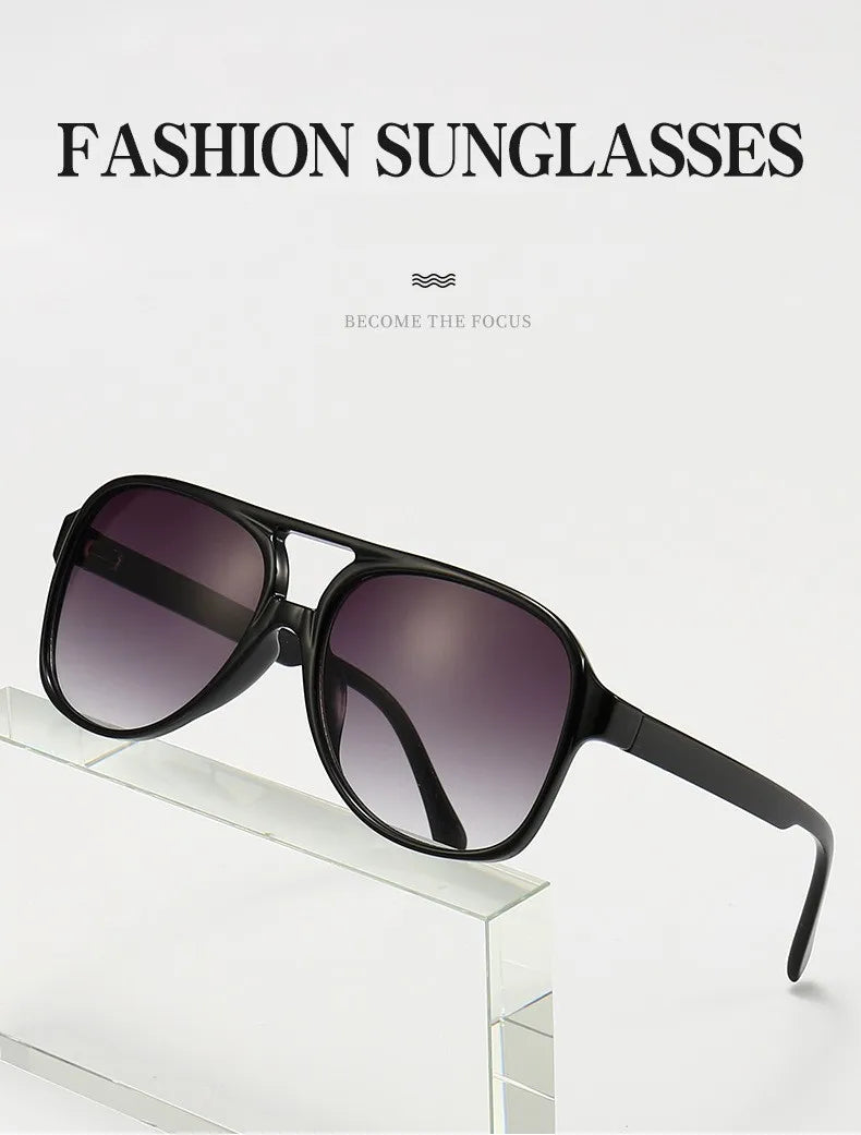 2024 Pilot Polarized Women Sunglasses For Men Retro Sun Glasses Aviation Plastic Female Eyewear Lentes De Sol Mujer UV400
