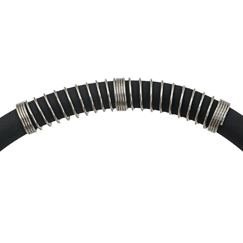 SY 1PC Shisha Silicone Hose Stainless Steel Spring For Chicha Hookah Pipe Sheesha Narguile Tobacco Cigarette Smoking Accessories