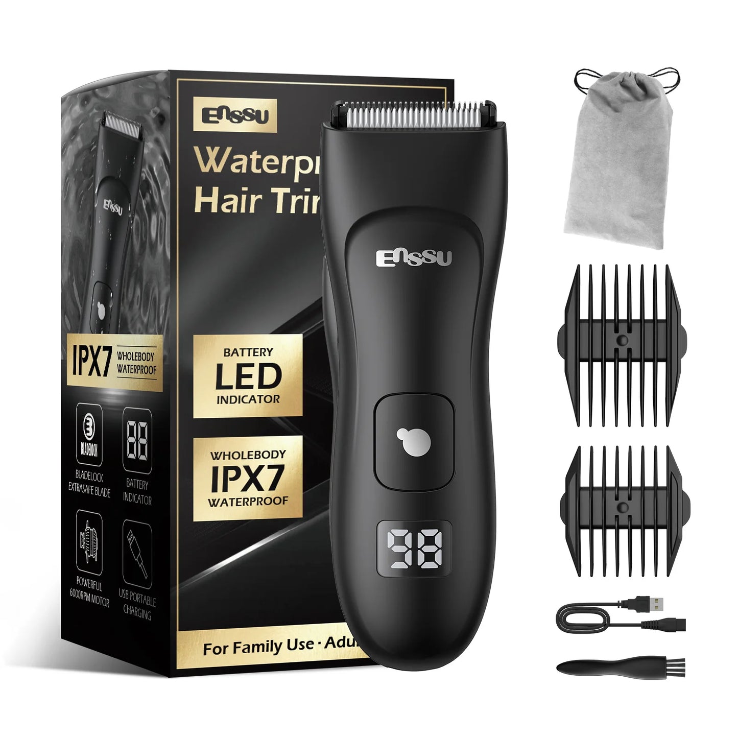 Mens Body Hair Trimmer for Men Balls Women Lady Shaver Hair Removal Bikini Trimmer Groin & Body Shaver Groomer Arm Beard Razor