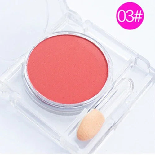 Monochrome blush Matte Natural Cheek Color Brightening Face Waterproof Facial Contouring Makeup Blush Powder Soft Makeup