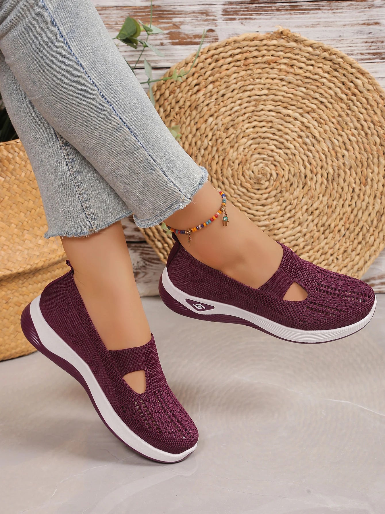 women's summer shoes - casual sneaker, simple, Lightweight, breathable, one-foot pedal women shoes sale shoes with free shipping