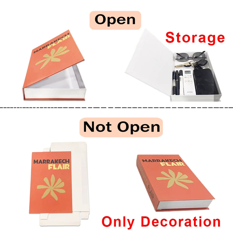 Islamic Fake Book Storage Box Luxury Decorative Books Kaaba Mosque Muslims Moroccan Coffee Table Home Bedroom Ramadan Decor 2026