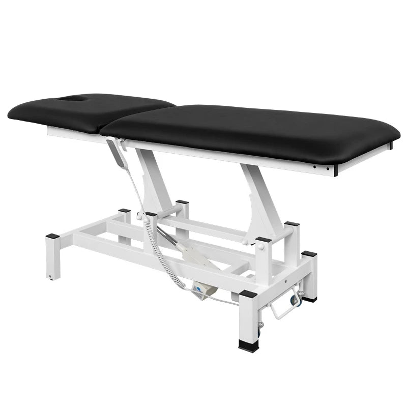 Head Spa Electric Massage Tables Lift Operating Table Comfort Iron Massage Tables Acupuncture PU Leather Furniture Meja Pijat MH
