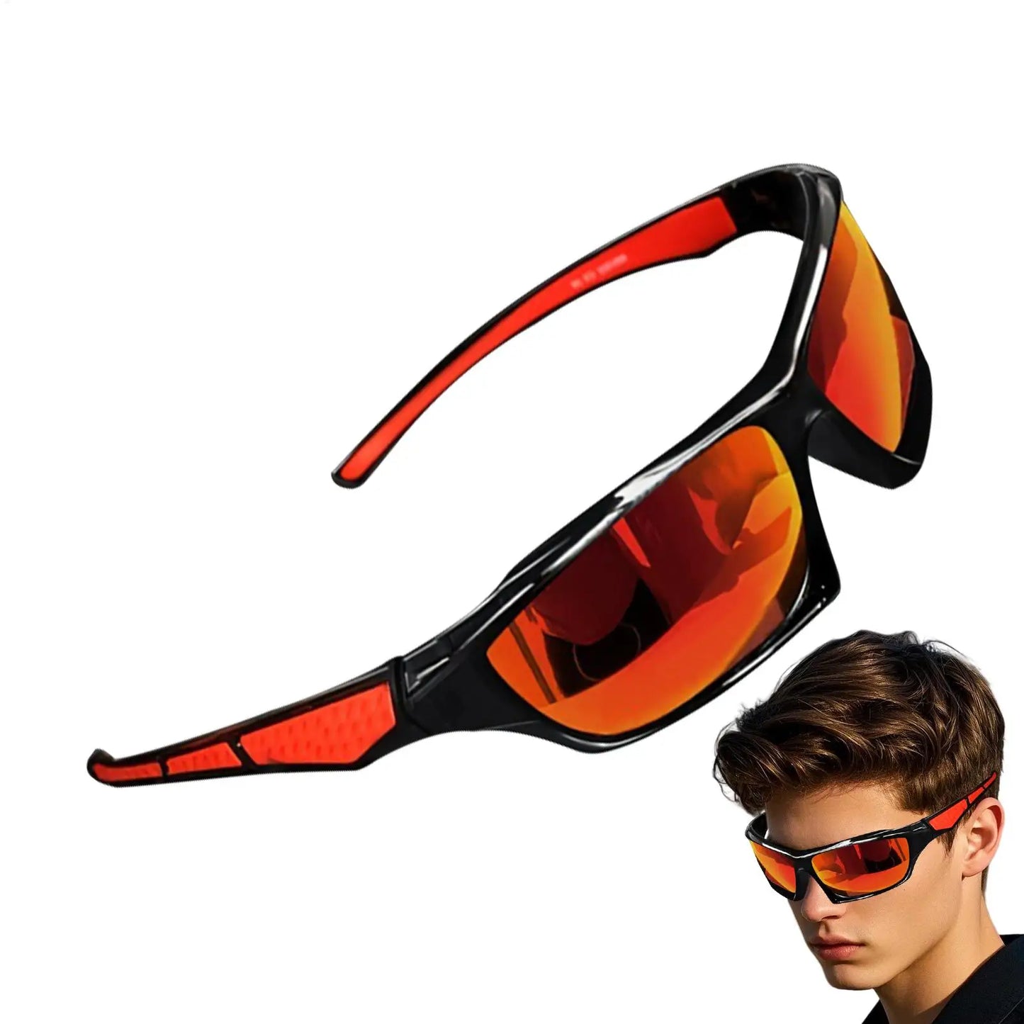 Men's Polarized Sunglasses Lightweight Sun Glasses Polarized Sunglasses Comfortable Lightweight Frame Sport Eyeglasses