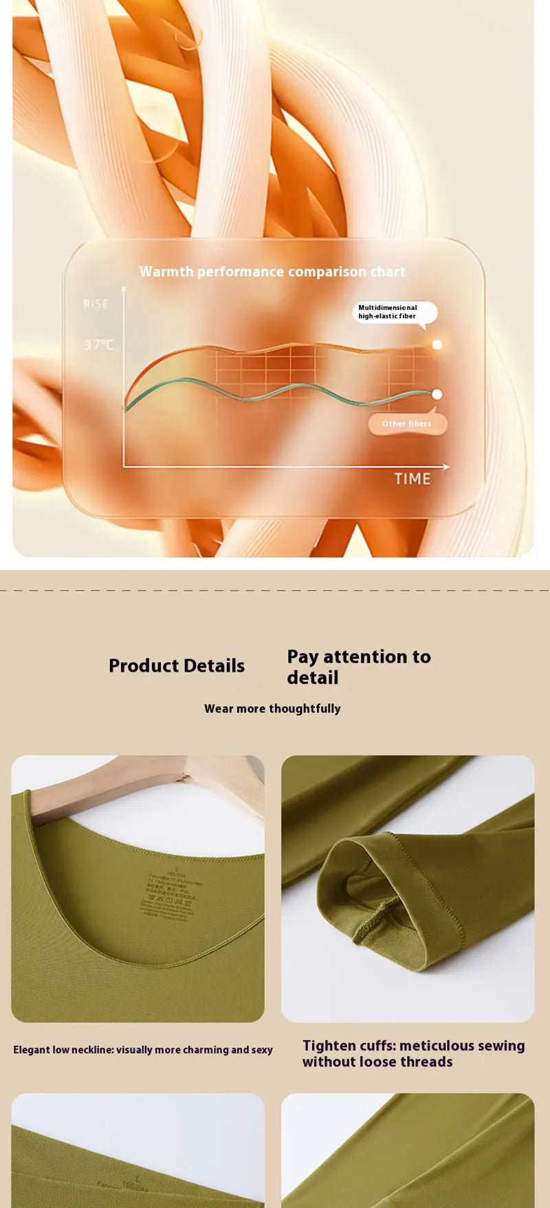 Women's Thermal Underwear Winter Clothes Seamless Thick Double Layer Warm Lingerie Women Thermal Clothing Set Woman 2 Pieces