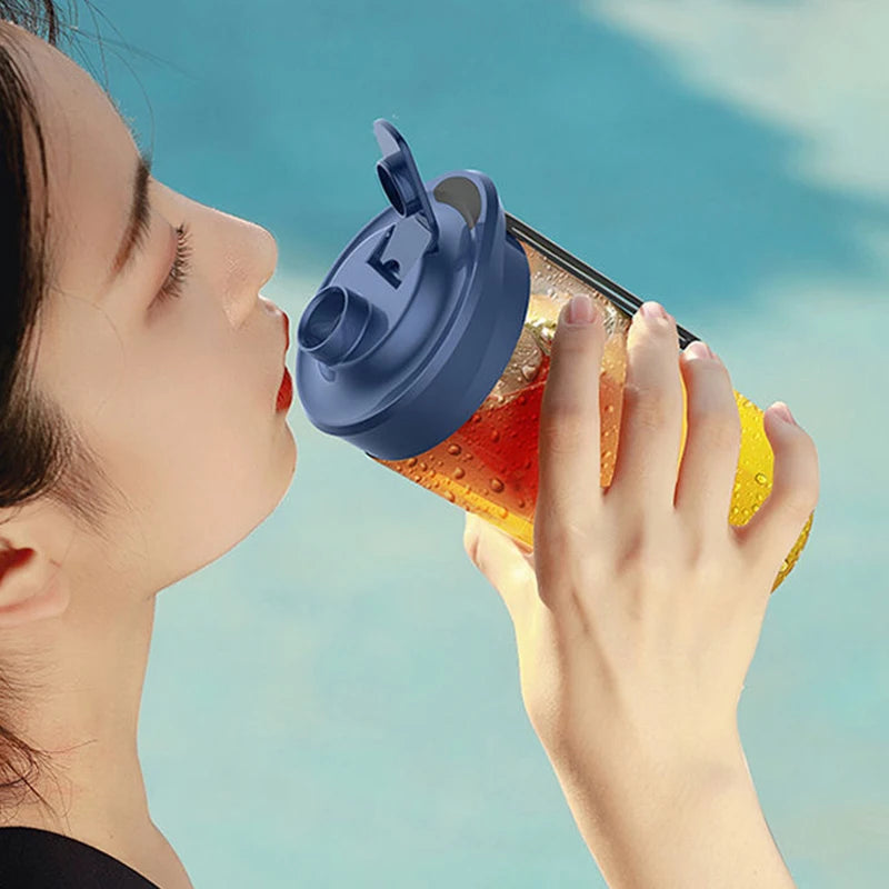 Portable Juicer Cup Smoothie Blender 6 Blade Blender Bottle Household Fruit Juicer Cup USB Rechargeable Juicer Kitchen Tool