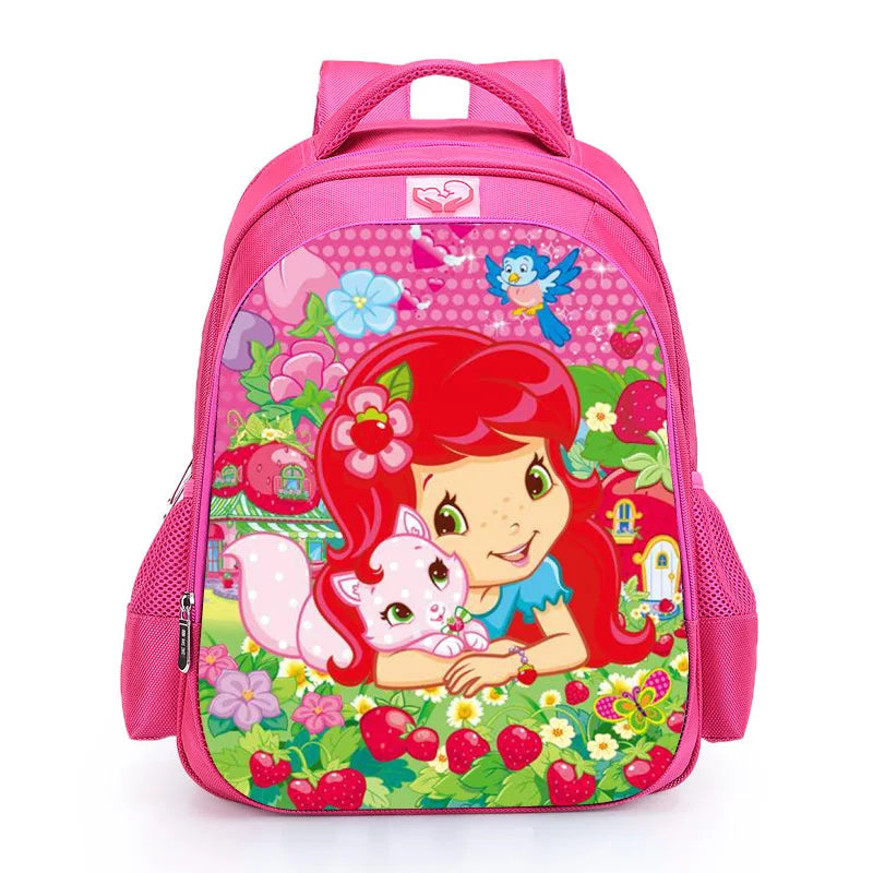 16 inch Girls School Bags Princess Cartoon Schoolbags Pink Backpack kids Cartoon Primary Bookbag Kids Mochila Infantil